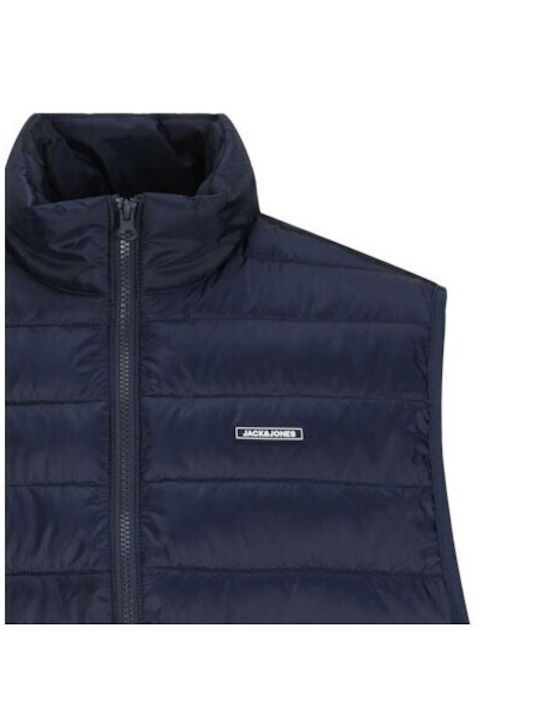Vestă Puffer Fără Mâneci Albastru Marin