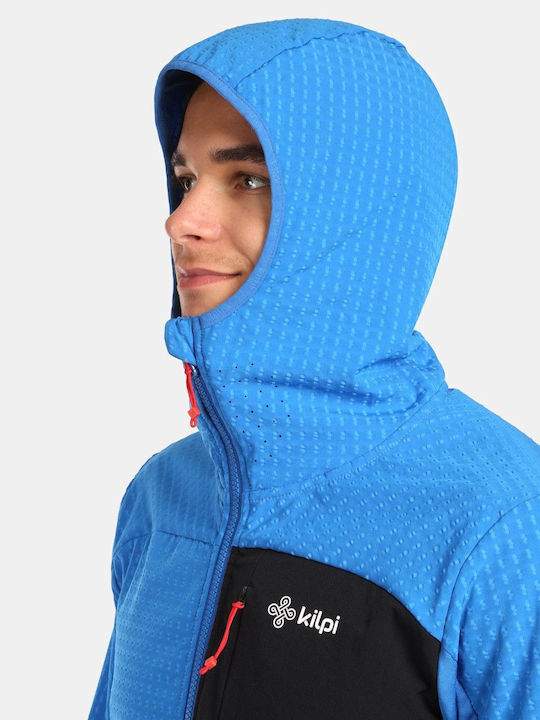 Ανδρική Ζακέτα Fleece με Κουκούλα Dark Grey