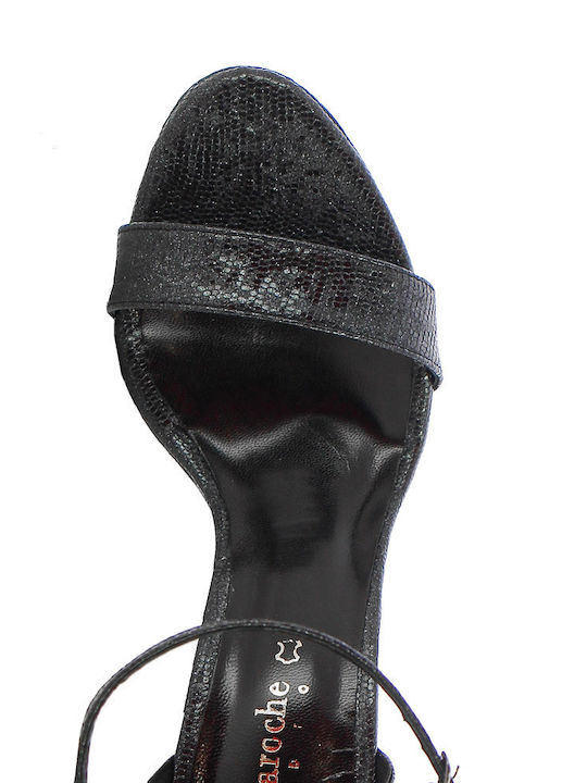 Leather Sandals Black