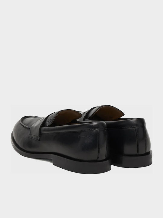 Δερμάτινα Ανδρικά Loafers σε Μαύρο Χρώμα