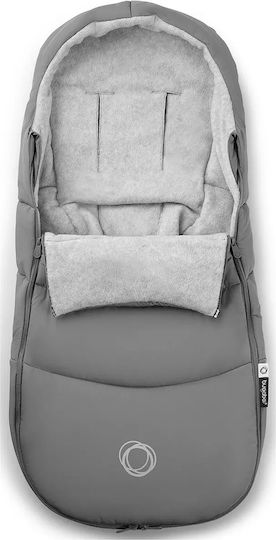 Bugaboo Sac de picioare pentru cărucior Impermeabil Gri cu căptușeală Fleece