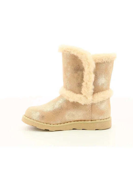 Aldoux Suede Kinderstiefeletten mit Reißverschluss Rosa