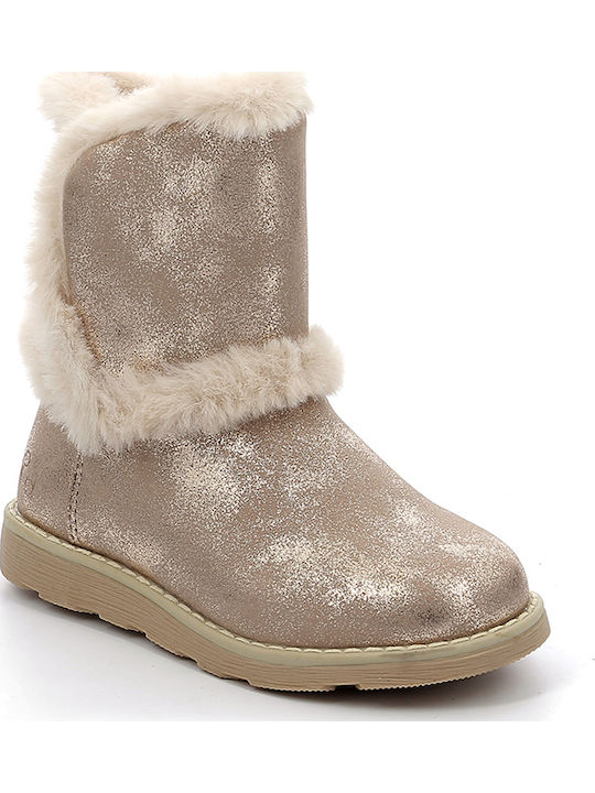 Aldoux Suede Kinderstiefeletten mit Reißverschluss Rosa