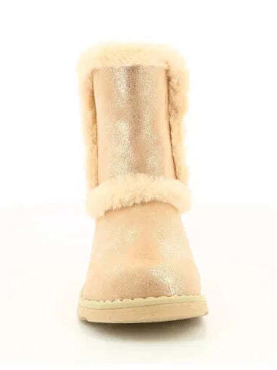 Aldoux Suede Kinderstiefeletten mit Reißverschluss Rosa