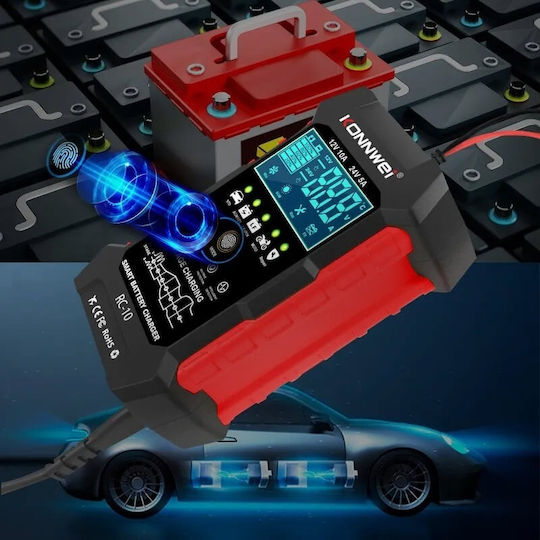 Konnwei RC-10 Autobatterieladegerät 12/24V