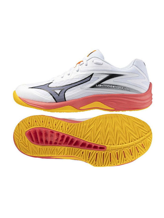 Lightning Star Z7 Kids Sports Shoes Volleyball with Laces White