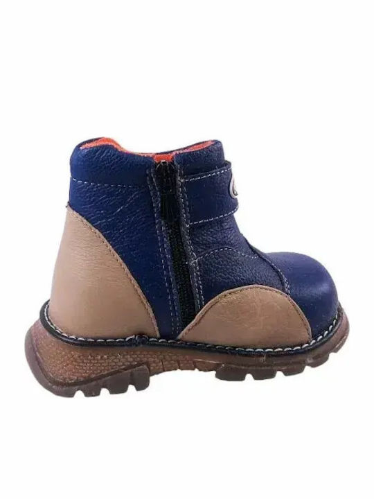 Lederne Kinderstiefel Blau