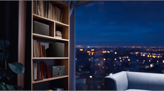 GoGEN Ηχοσύστημα 2.0 MSC472BTDAB 30W με CD Player και Bluetooth Μαύρο