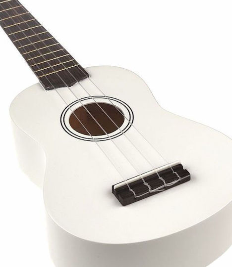 Harley Benton UK-12 Soprano Ukulele White