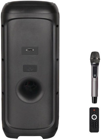 XO Ηχείο Karaoke με Ασύρματο Μικρόφωνο και Εφέ Φωτισμού F70 249-0239-SN Μαύρο