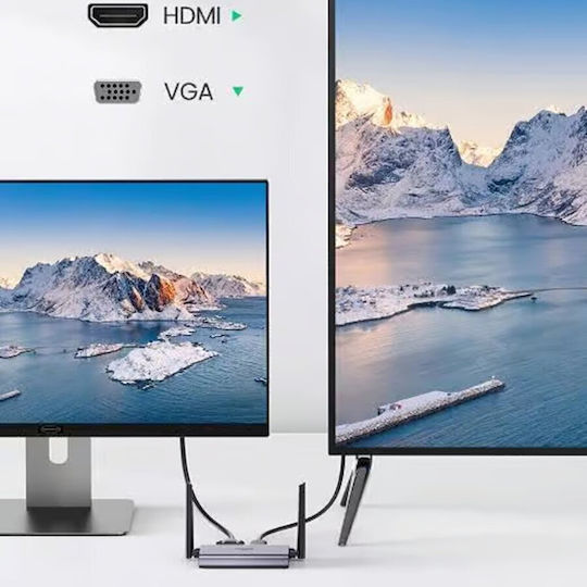 Wireless HDMI Extender Ugreen CM506 4K Grey Retail