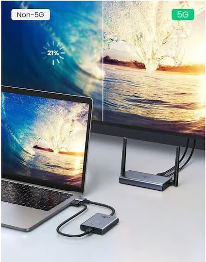 Wireless HDMI Extender Ugreen CM506 4K Grey Retail