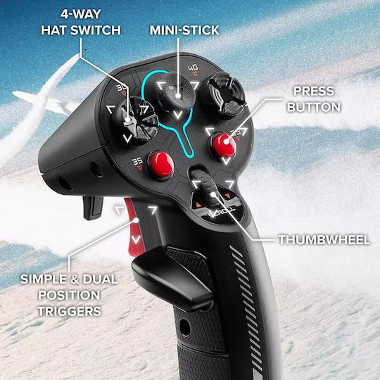 Thrustmaster Sol-r 4 Joystick Ενσύρματο Συμβατό με PC