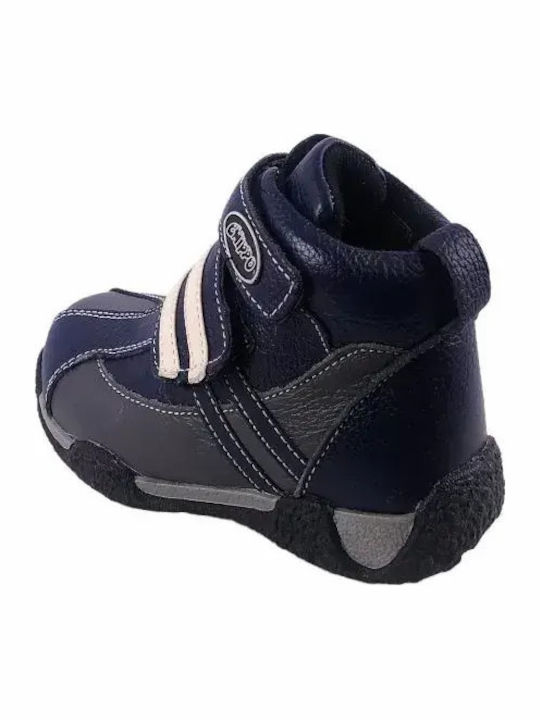 Lederne Kinderstiefeletten Gray