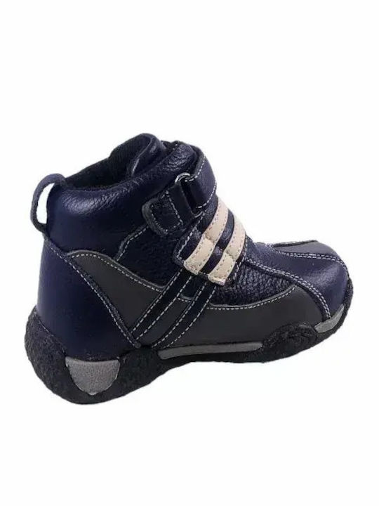 Lederne Kinderstiefeletten Gray
