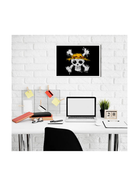 Poster One Piece Jolly Roger Flag An168 21cm X 30cm