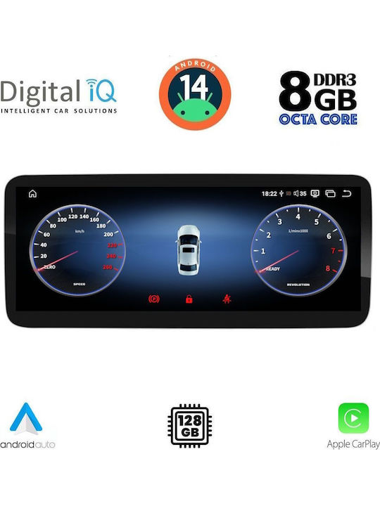 Digital IQ Car Audio System for Mercedes-Benz CLA Class / GLA 2012-2015 (Bluetooth/USB/WiFi/GPS/Apple-Carplay/Android-Auto) with Touch Screen 10.25"