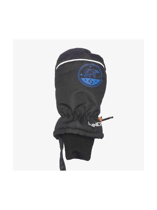 Sinner Timothy Dry Mittens Παιδικά Γάντια Σκι & Snowboard Μαύρα