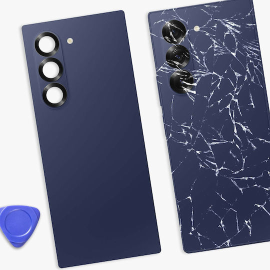 Clappio Replacement Battery Cover Galaxy Z Fold 6 Integrated Adhesive Dark Blue