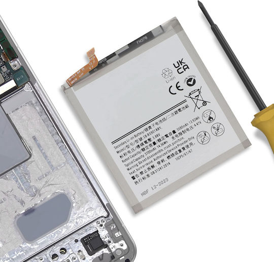 Clappio Replacement Battery Galaxy S22 Li-ion 3700mAh 3.88V Grey
