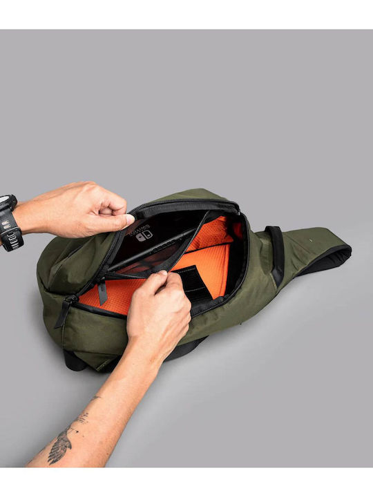 Herrentasche Schulter / Crossbody Grün