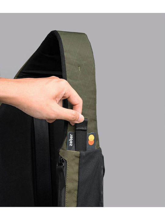 Herrentasche Schulter / Crossbody Grün