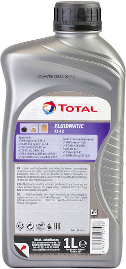 Automatic Transmission Oil 1l At 42 Dexron Iii Zf Te-ml 04d 09b 17c Mb 236.1 Mb 236.5 Allison C4 Bmw 24-3.0 Ford Mercon