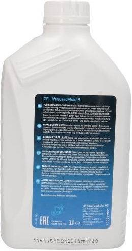 Lifeguard Fluid 6 Cv Automatic 1l Zf 5 6 Speed Automatic Gearboxes Color Yellow