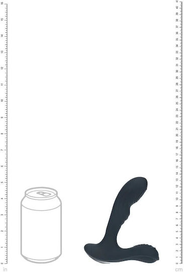 Shots Anal Plug mit Vibration Schwarz