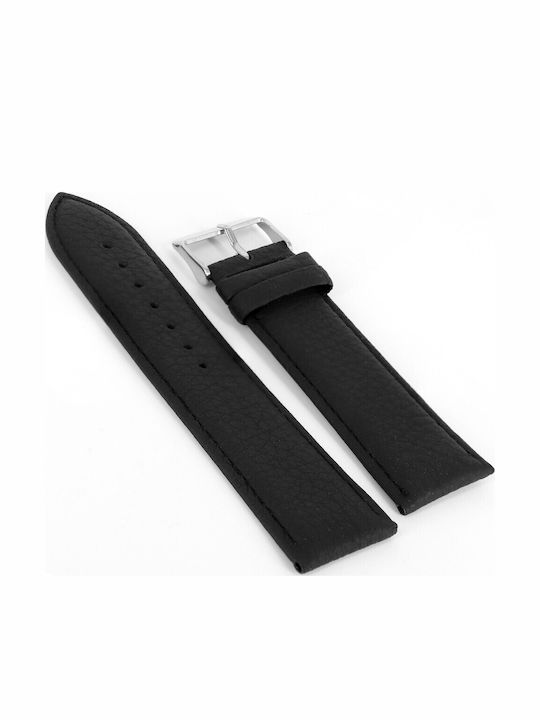 Tzevelion Leather Strap Black 26mm