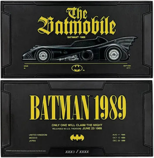 Dc Comics Ingot Batman Batmobile Xl Limited Edition