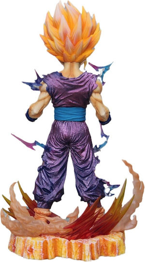 Collectible Figure Dragon Ball Z Gohan Super Saiyan 2 Battle Damaged Energy Effect 26×20×13cm