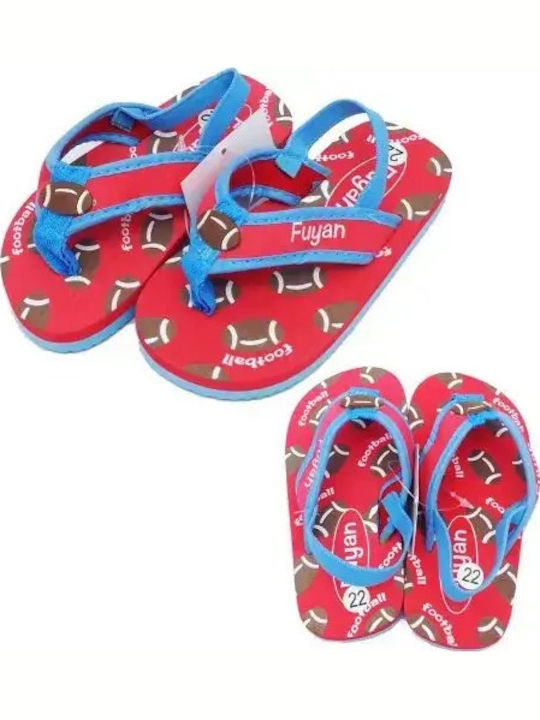 Παιδικές Σαγιονάρες Flip Flops Κόκκινες