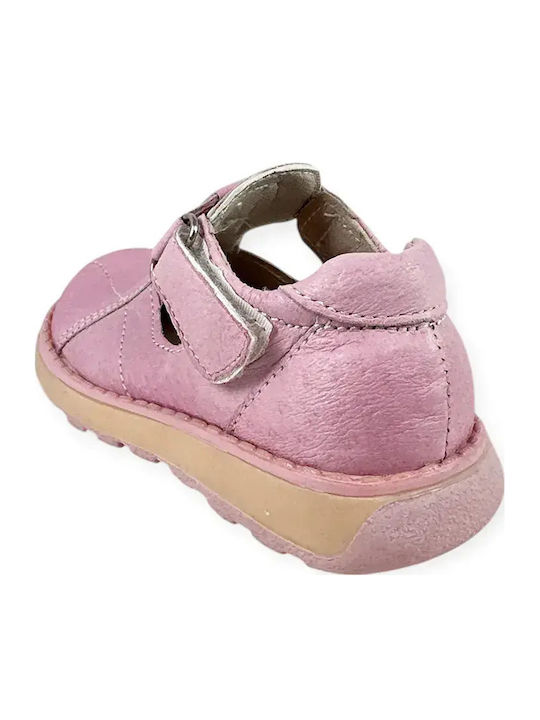 Leather Moccasins Pink