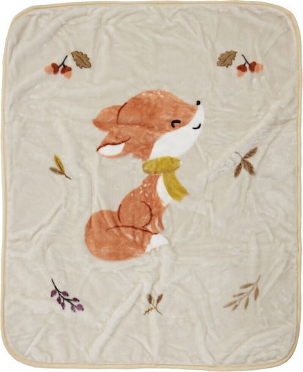 Das Home Decke Kinderbett Ecru 110x140cm