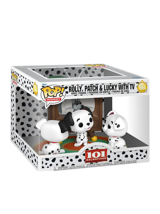 Funko Момент Филми: 101 Далматинци - Rolly, Patch, & Lucky with TV 1664