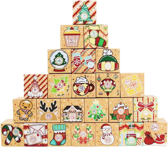 Advent Calendar DIY Fillable Paper