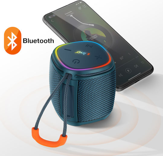 LinQ PK6828 Ηχείο Bluetooth με Διάρκεια Μπαταρίας έως 5 ώρες Μπλε