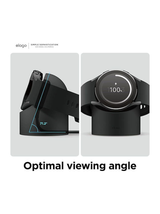 Elago Стойка 5381713 8865-13 Galaxy Watch 2 Силикон Черна 5.5 X 6.5 См