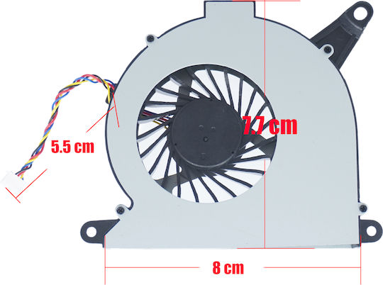 Ανεμιστηράκι Laptop Cpu Cooling Fan Nuc10 I3 I5 I7 Nuc10i3fnh Nuc10i3fnk Nuc10i5fnh Nuc10i5fnk Nuc10i7fnk Nuc10i7fnh Ns65b01 4 Pin Κωδ 80474