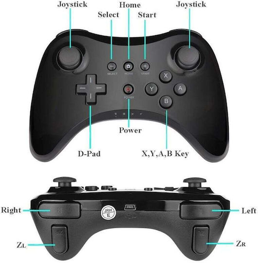 Pro Console Kabellos Gamepad für Wii U Schwarz