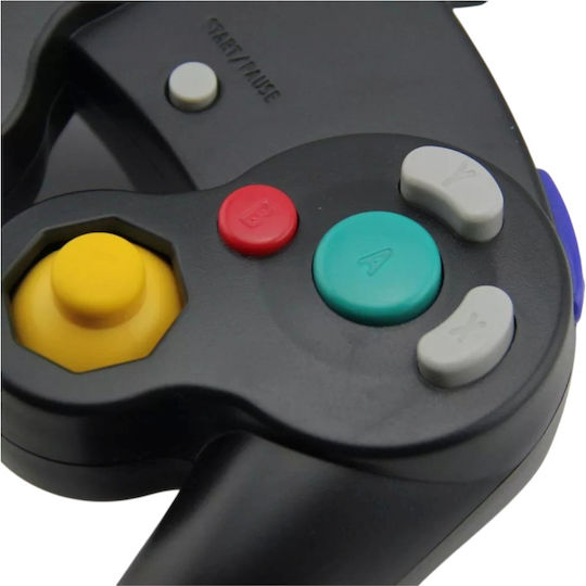 1-GAME067 Ενσύρματο Gamepad για GameCube / Wii U Μαύρο