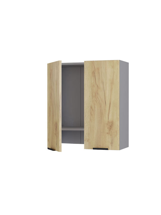 Craft Ντουλάπι Απορροφητήρα Χρυσό Δρυς 60x32x68εκ.