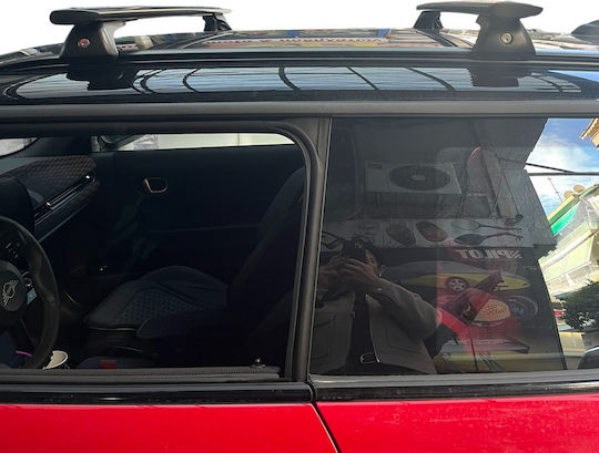 Menabo Μπάρες Οροφής Αλουμινίου για Mini Cooper (Σετ με πόδια)