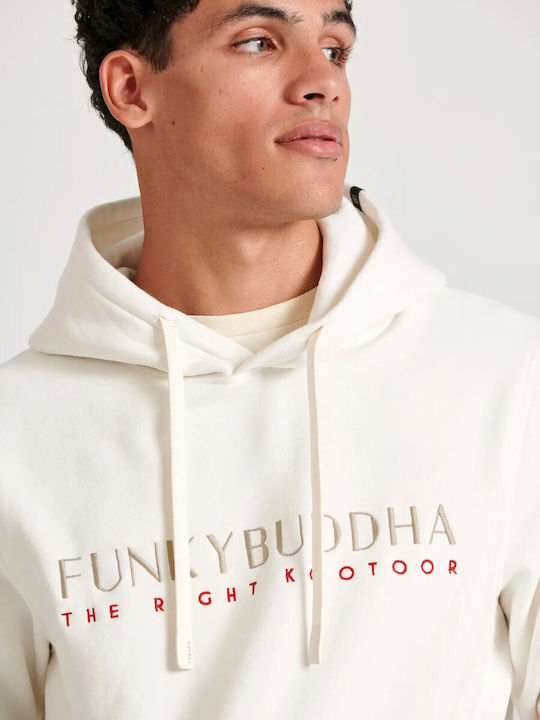 Sweatshirt with Hood Off White