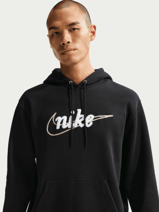 Sportswear Club Sweatshirt With Black Hood