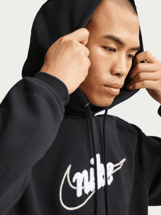 Sportswear Club Sweatshirt With Black Hood