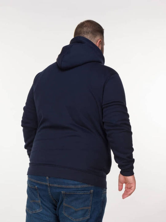Herren Sweatshirt mit Kapuze Blau
