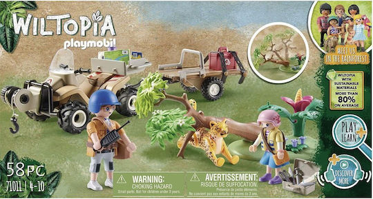 Playmobil Wiltopia Animal Rescue Quad για 10 ετών