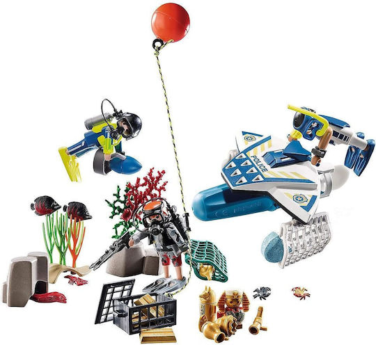 Playmobil Фигури Police Diving Mission за 1,5+ години години
